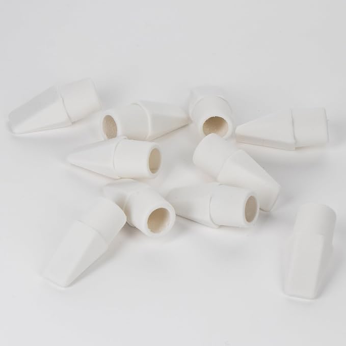 Pentel Hi-Polymer Eraser | White Cap | 10-Pack | Pack of 2 - Image 3