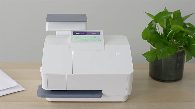 AMERICAN MAILING SOLUTIONS INC. | 2-Pack | ecoPost Remanufactured Postage Meter Ink Cartridge for PB SL-870-1 | Red | for The SendPro Mailstation | 8 ML-DeskLoop Office