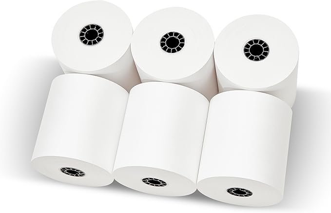 (32 Rolls) 3" x 165' 1 Ply Bond (Non –Thermal Kitchen Printer Paper) POS Receipt Cash Register For Star SP700 SRP275 SMP200 TMU200 MP500 NCR 2174 XR200 IMPACT Printers Requires Ribbons Erc30/34/38-DeskLoop Office