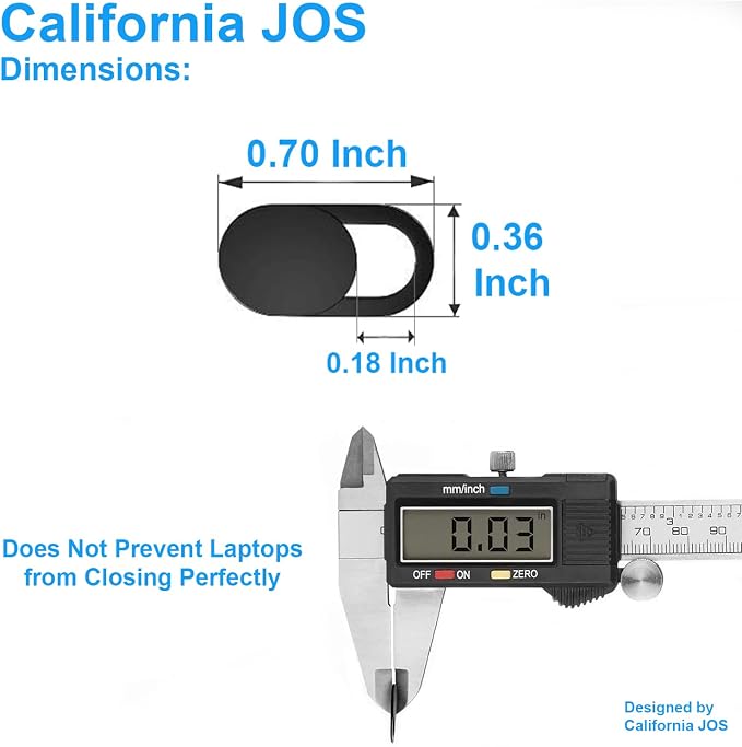 JOS Webcam Cover, 0.03 inch Ultra Thin Laptop Camera Cover Slide - Image 6
