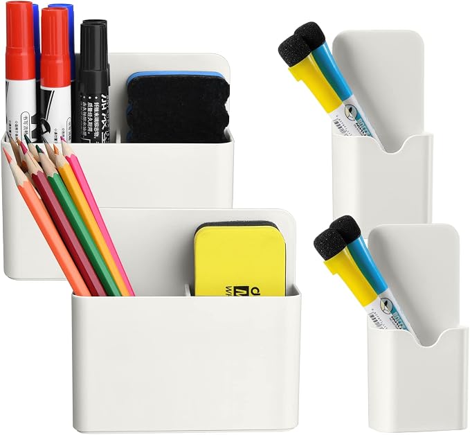 Magnetic Dry Erase Marker Holder, Magnetic Pen Holder Whiteboard Pen Holder Dry by Marbrasse