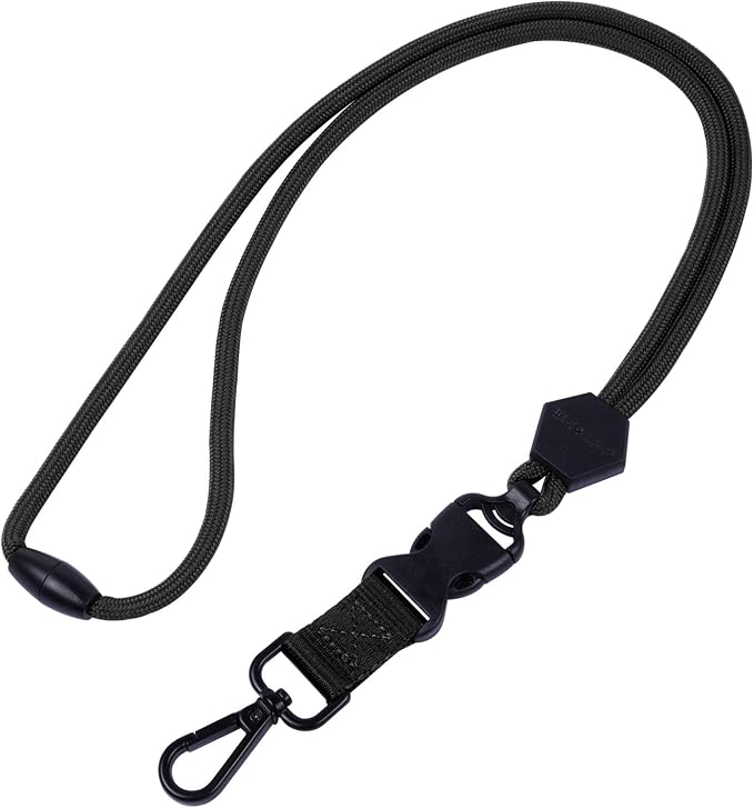 Wisdompro 2 Pack of 23 inch Durable Round Cord Heavy Duty Lanyard - Image 2