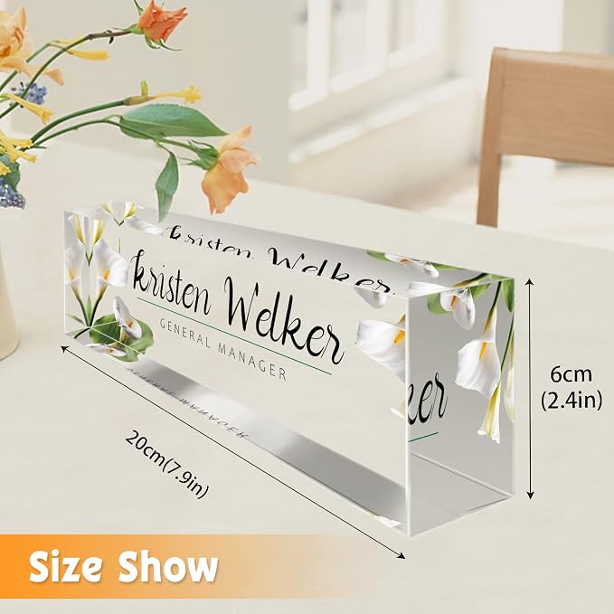 Desk Name Plate Personalized, Custom Name Plates - Image 4