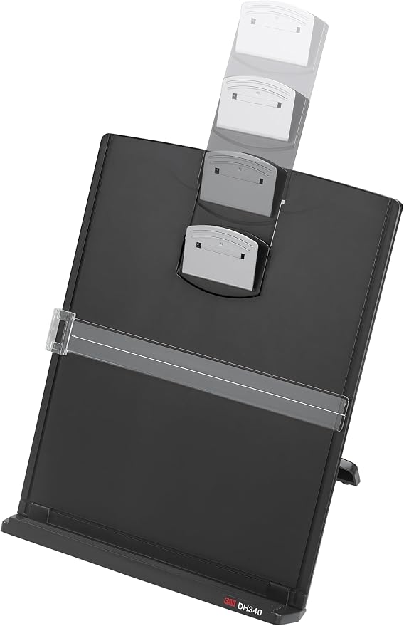 3M Desktop Document Holder Copy Holder, Adjustable Clip Holds Portrait and - Image 7