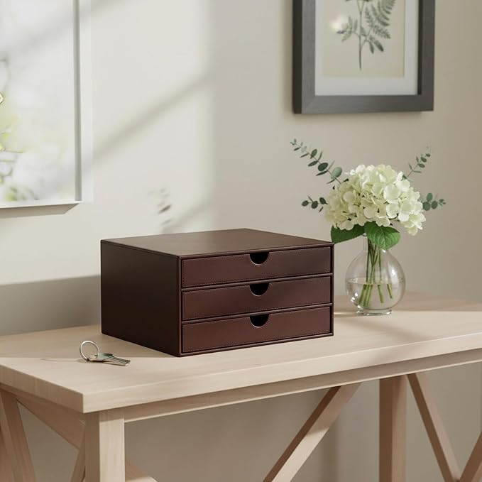 UnionBasic Document Organizer, 3-Drawer File Cabinet Document Storage Box - Image 6