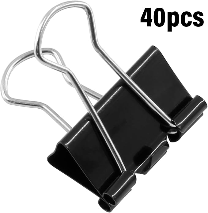 40 Pack Large Binder Clips - Image 2