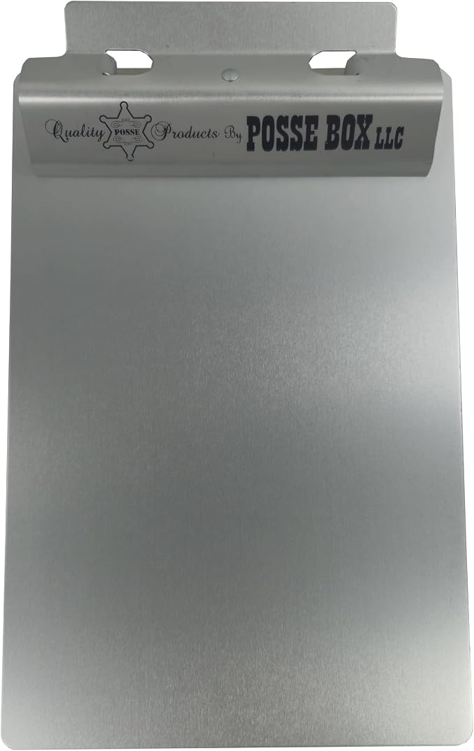 Posse Box Flat Clipboard Clear by PosseBox