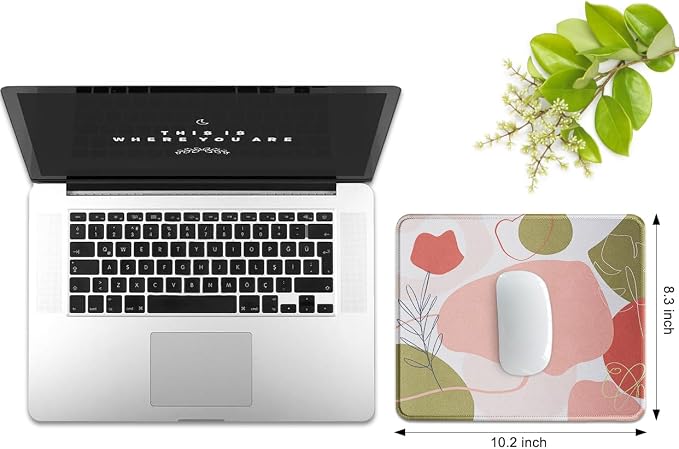 JIKIOU 3 Pack Mouse Pad with Stitched Edge, Portable Size-10.2x8.3in Rose | - Image 2