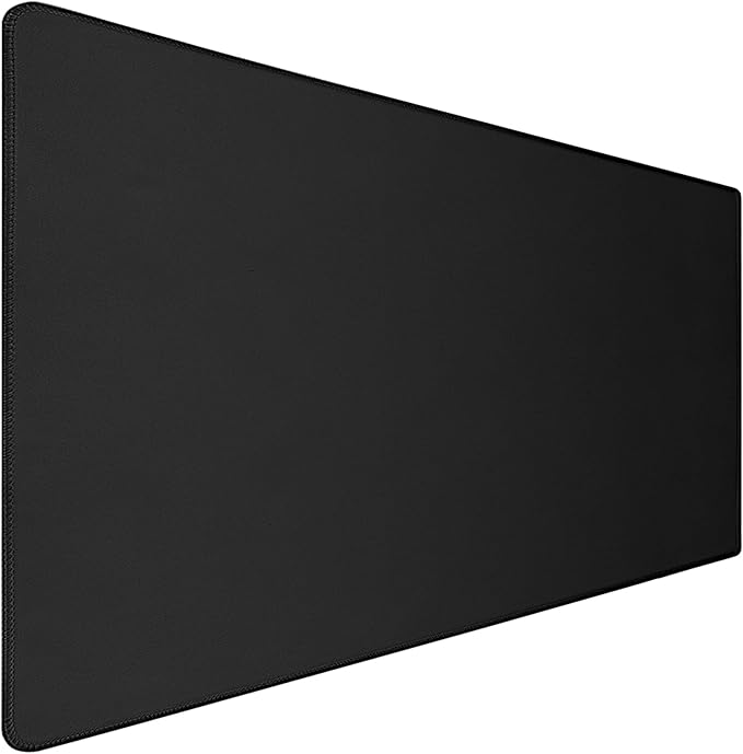 Large Gaming Mouse Pad with Extended Stitched Edges, Durable Non-Slip Natural by Jovlio