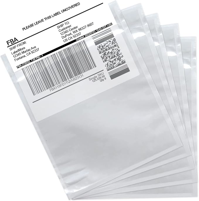 External Dimensions 4.5'' x 5.5'' 200 Packaging Box Single Envelope, SJPACK by SJPACK