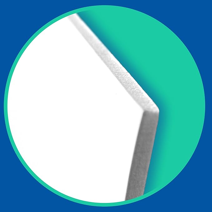 Flipside Products 20" x 30" White Foam Board, Arts and Crafts, 3/16" Thick, Presentations, Signboards, Backing Board, Display, Pack of 25-DeskLoop Office