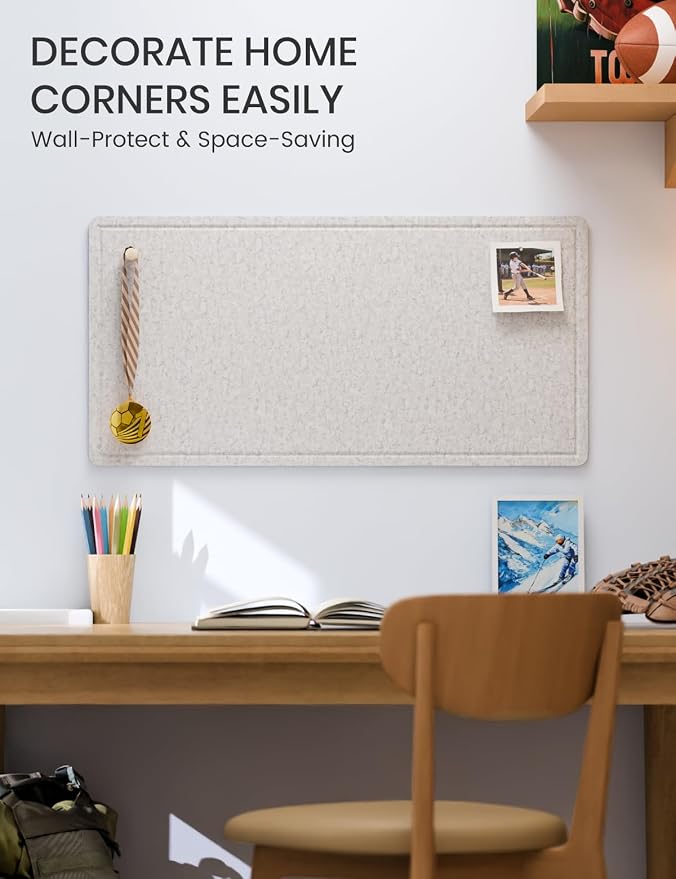 Fluxynara Bulletin Board, Foldable Felt Pin Board - Image 4