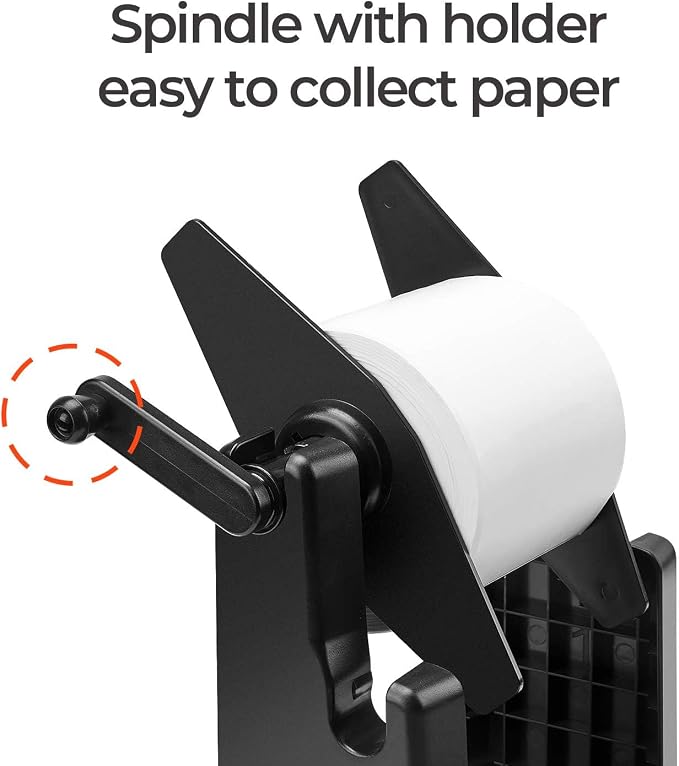 MUNBYN External Rolls Label Holder, 2 in 1 Fan-Fold Stack Paper Holder - Image 5