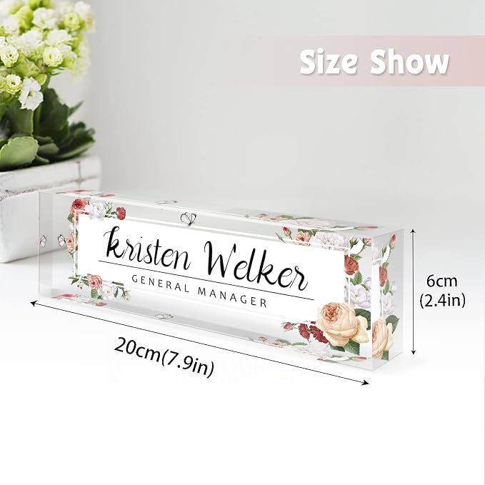 Desk Name Plate Personalized, Custom Name Plates - Image 6