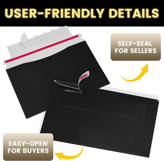 500 Pack Mailer Trading Card Envelopes，7" x 4.35" Trading Card Mailers - Image 6