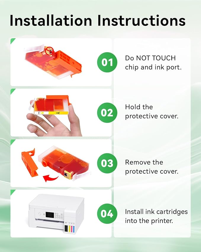 923 923e Ink Cartridges with chip Printers 4-Pack High Yield Black Cyan Magenta Yellow Replacement for HP 923 923e 923XL Ink Compatible for OfficeJet Pro 8135e 8138e 8139e 8122e 8120 8123 8130 8133-DeskLoop Office