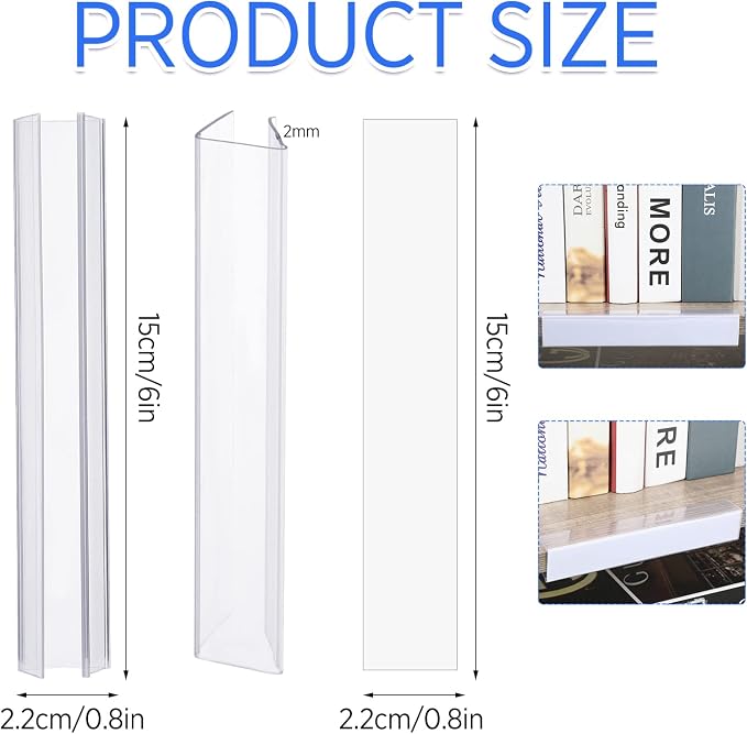 Teling 15 Pieces Shelf Label Holder - Image 2