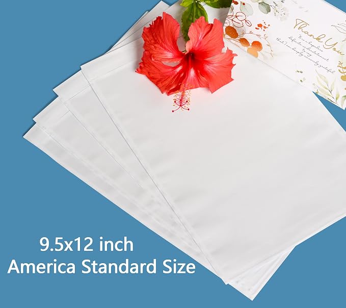 500 PCS 9.5"x 12" Clear Self-Adhesive Packing List Envelopes - Image 2