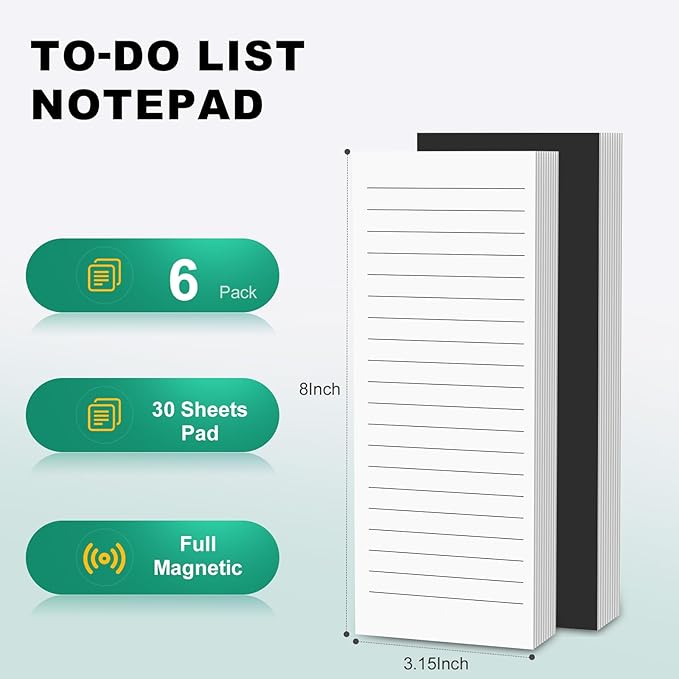 Magnetic Notepads Note Pads for Fridge - Image 2