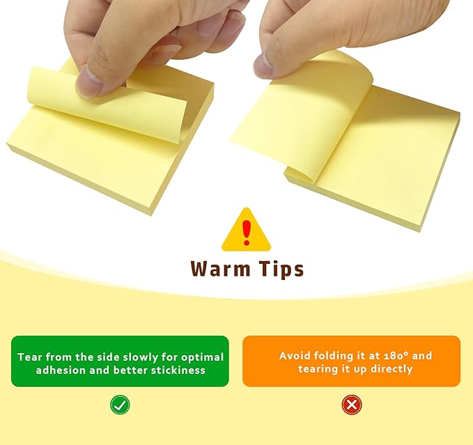 2 x 1.5in Sticky Notes Mini, Yellow Sticky Notes,1600pcs Notes Pads Small Memo Pads,100 Sheets/Pad Strong Self-Stick Pads, Bulk Tiny Pads Easy to Post Notes for Home, Meeting(16Pack)-DeskLoop Office