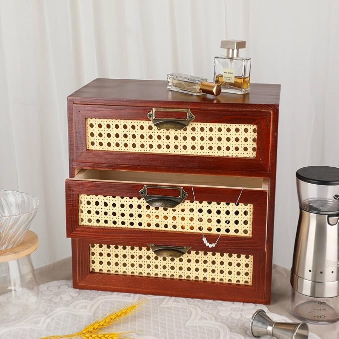 GoooodGIFT Desktop Drawers Organizer Card Catalog Drawer Card Cabinet Small - Image 2