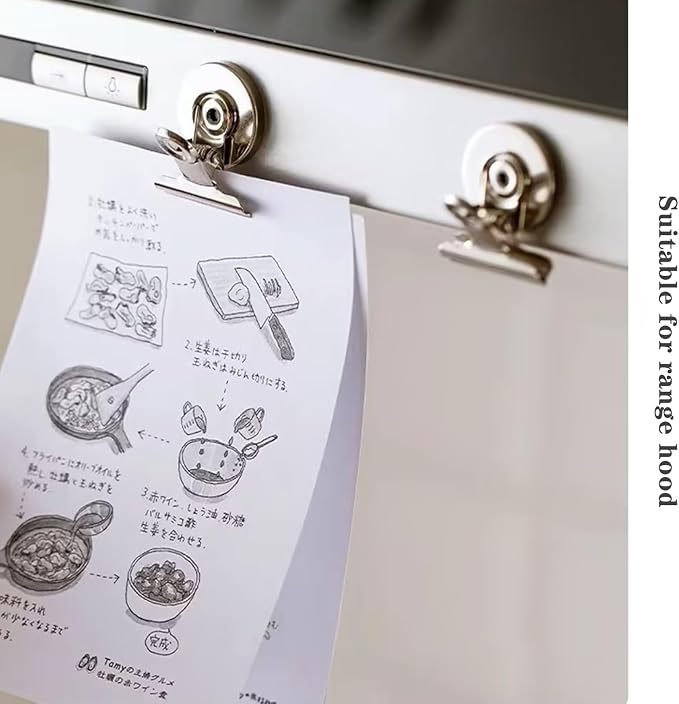 Strong Magnetic Clips, 20 Pack, 1-1/4 Inch, 31 mm, Heavy Duty Refrigerator - Image 6