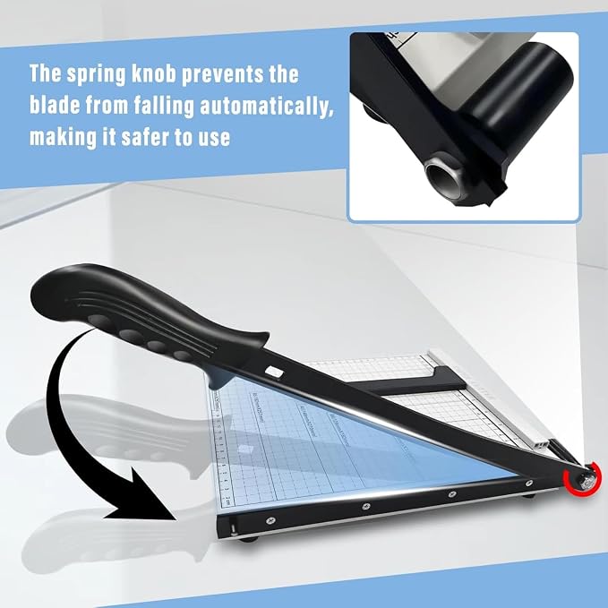 12" Guillotine Paper Cutter, Paper Cutter - Image 5