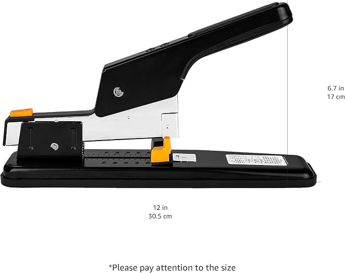 Amazon Basics Heavy-Duty Stapler, 90 Sheets High Capacity, Large Office Stapler - Image 6