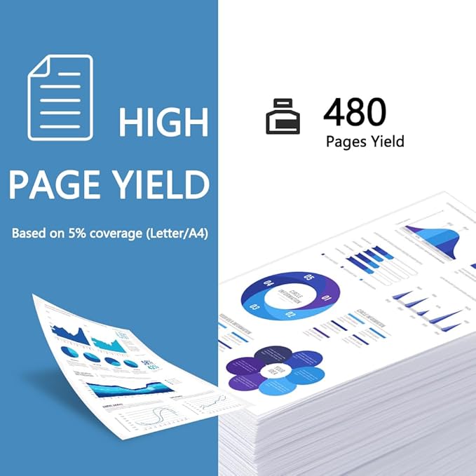 MxVol PG-275XL Black Ink Cartridge Remanufactured Replacement for Canon 275 275XL PG-275XL PG-275 XL Black Ink for PIXMA TR4720 TS3522 TS3500 TR4700 TR4722 TS3520 TS3722 Printer Ink Cartridges, 1Pack-DeskLoop Office