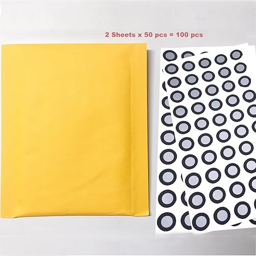 6.0mm Optical Tracking 3D Scanner Marker for Industrial Consumer 3D Scanner,3D Scanning Markers Dots Stickers Reference Point Markers for 3D Scanning,Diffuse Reflection Markers for 3D Scanner (100pcs)-DeskLoop Office