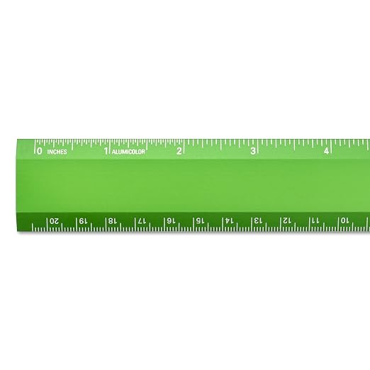 Alumicolor Aluminum Desk Ruler - Image 2