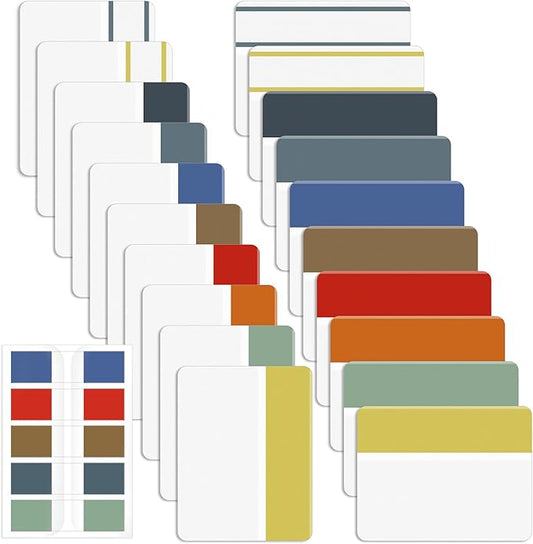 Mr. Pen- Sticky Index Tabs, 500 Pcs, 21 Sets, Colorful Sticky Tabs for Notebooks, Page Markers, Page Tabs for Binders, Page Tabs Sticky Tabs for Books, Notebook Tabs, Book Sticky Tabs for Notebooks-DeskLoop Office