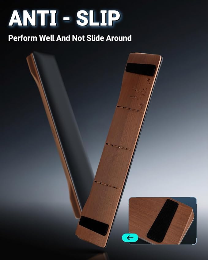 ASFSKY RGB Keyboard Wrist Rest, Ergonomic Wooden Wrist Support - Image 6