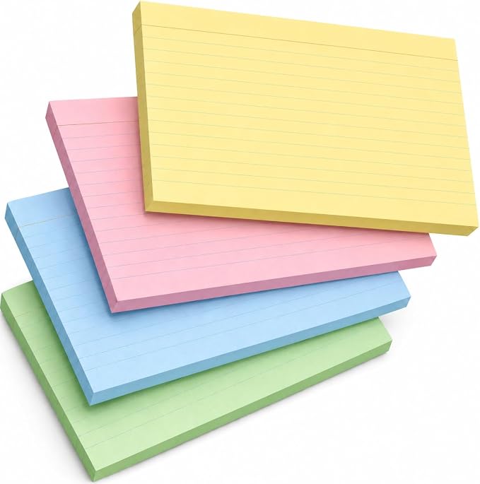 Mr. Pen- Lined Index Cards, 144 Cards, Ruled by MrPen