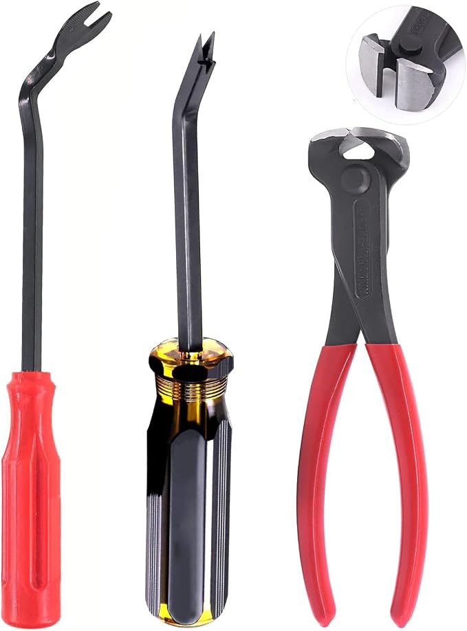 3Pcs Upholstery and Construction Staple Remover by CLcsfwk