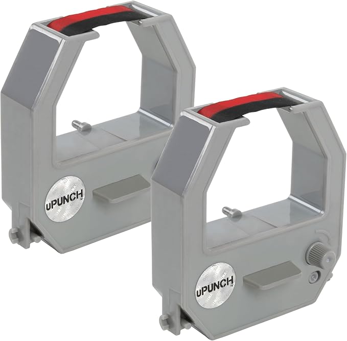 uPunch Ink Ribbon for HN4000 Calculating Time Clock, 2-Pack-DeskLoop Office