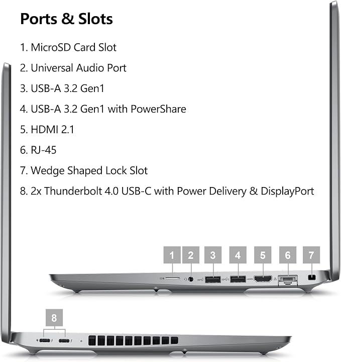 Dell Latitude 5550 5000 15 15.6" FHD Laptop Computer, Intel 12-Core Ultra 7 155U - Image 8