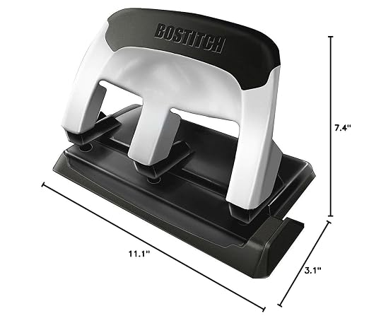 Bostitch Office EZ Squeeze Heavy Duty 3-Hole Punch - Image 8