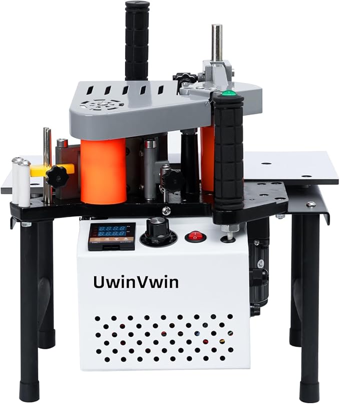 Edge Bander – Portable Edge Banding Machine, Straight & Curve Line, Double-Sided Glue Coating, Adjustable Speed, 110V, Durable & Efficient for Professional Edge Banding-DeskLoop Office