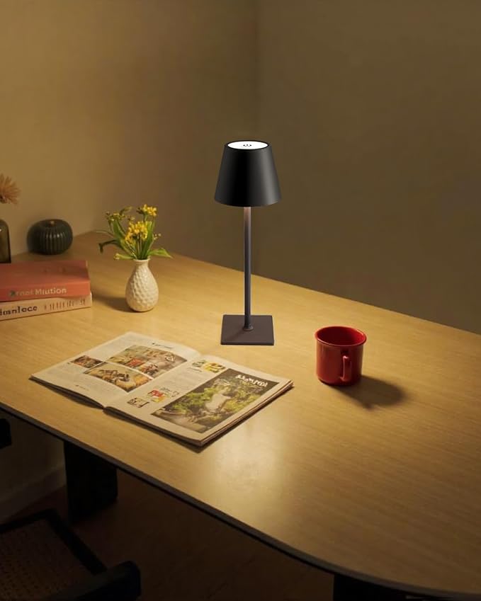 KDG Cordless Table Lamp, Portable LED Desk Lamp, 5000mAh Battery Operated - Image 8