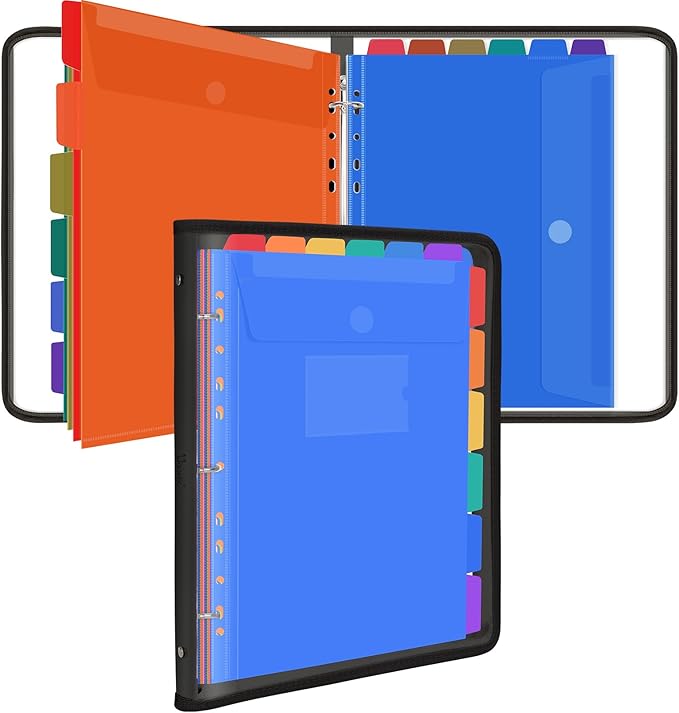 Uquelic Document Organizer, Soft PVC Binder by Uquelic