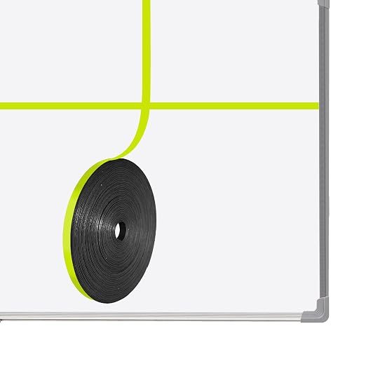 CHUNNIAO Yellow Magnetic Tape for Whiteboard in Classsroom&Office, Fine Line by CHUNNIAOUSMARKET