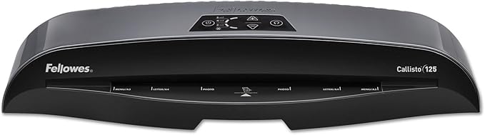 Fellowes Callisto 125 Laminator, 12.5-Inch (57291), Silver/Black-DeskLoop Office
