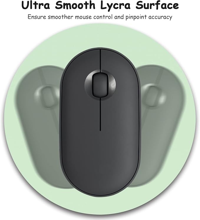 Dapesuom Small Mouse Pad, 6 x 6 Inch Thick Rubber Premium-Textured Non-Slip - Image 3
