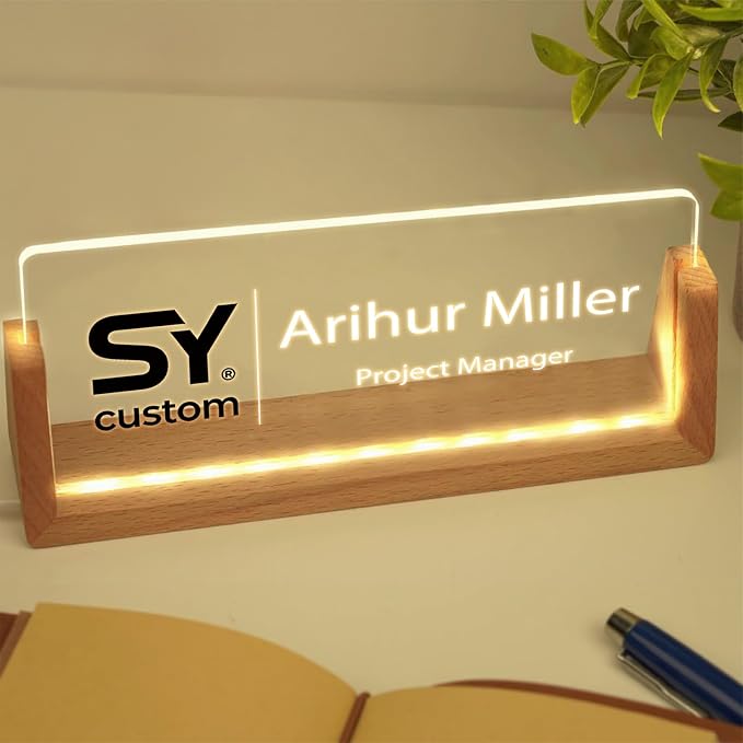 Custom Name Plate for Desk - Image 3