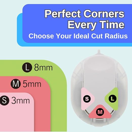 Sunstar Stationery Corner Cutter Kadomaru PRO NEO White - Image 5