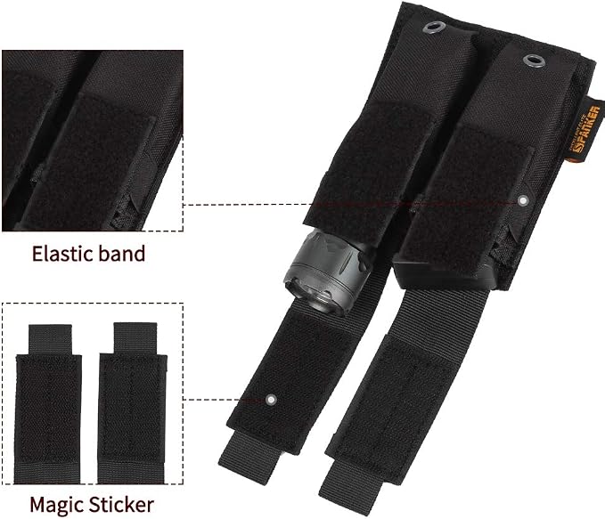 EXCELLENT ELITE SPANKER Molle Single/Double Pistol Mag Pouch Tactical Magazine - Image 4
