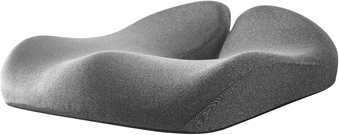 SupremeComfort X-Large Gel Infused High Density Foam Seat Cushion for Office Chair, Kitchen Chair, Car Seats- Elevate Your Seating Experience -Pressure Sore and Tailbone Pain Relief-DeskLoop Office