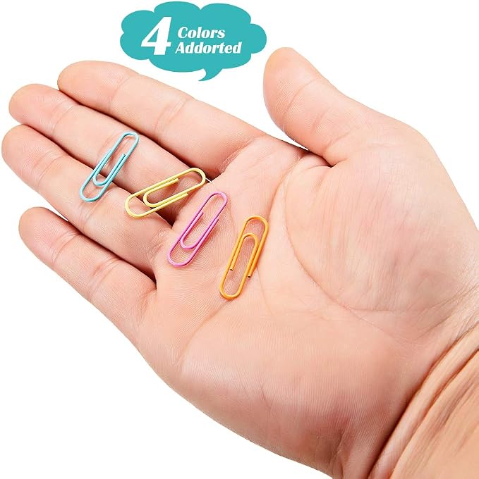 Paper Clips 28mm Assorted Color Paperclips - Image 6