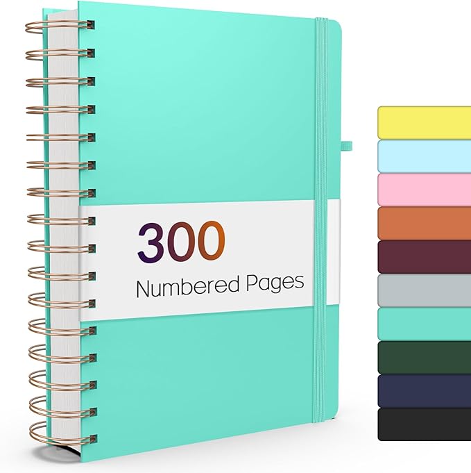 Forvencer Lined Spiral Journal Notebook by Forvencer